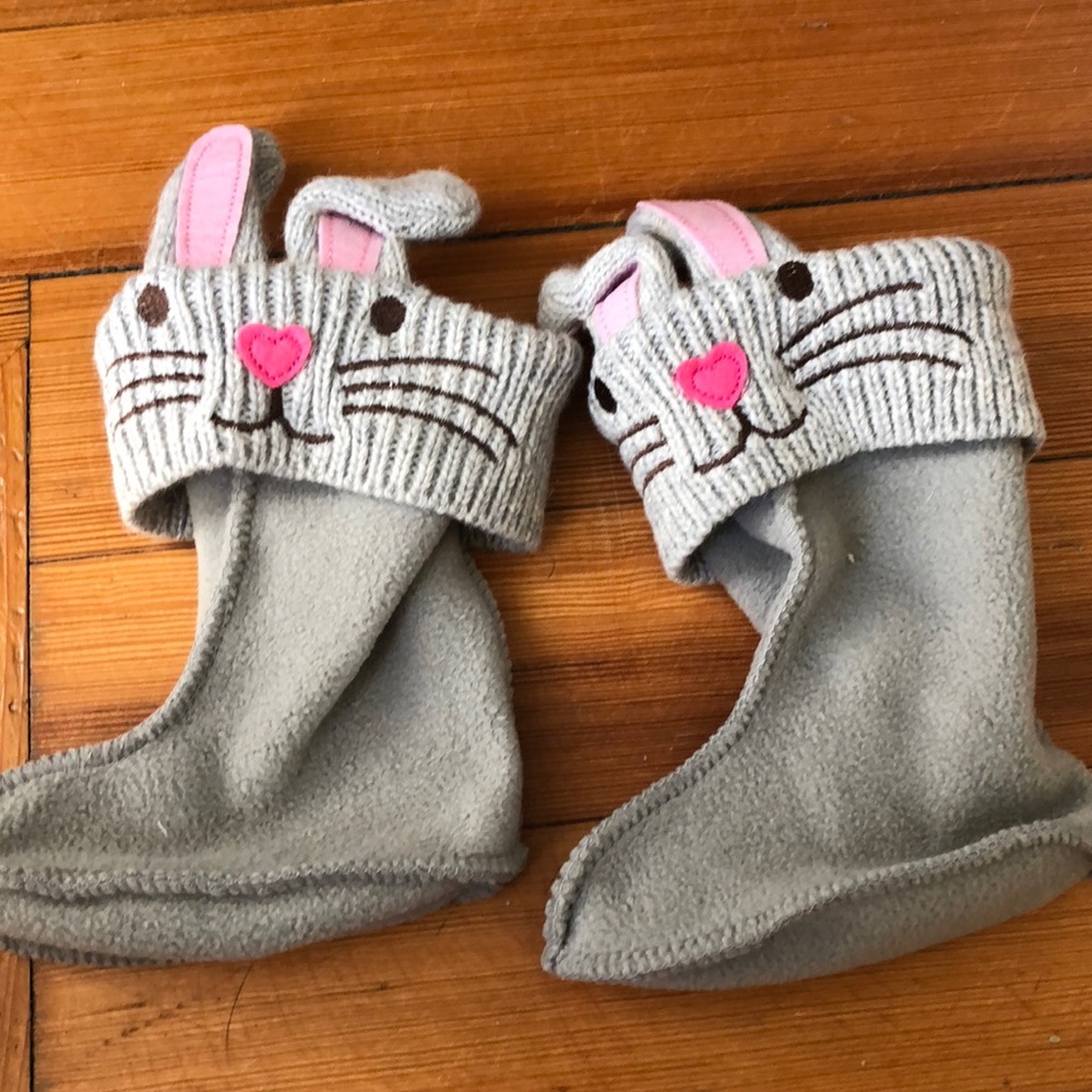 JoJo Maman Bebe Boot Liners (Bunny)